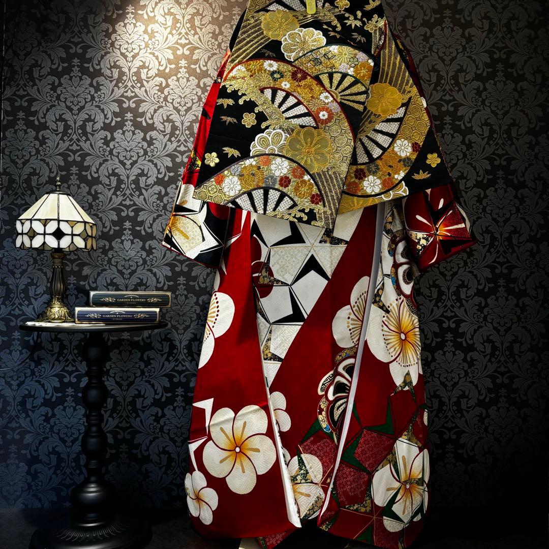 美品　藤田ニコル　美品　金彩　金駒刺繍　逸品　振袖　フルセット 振り袖