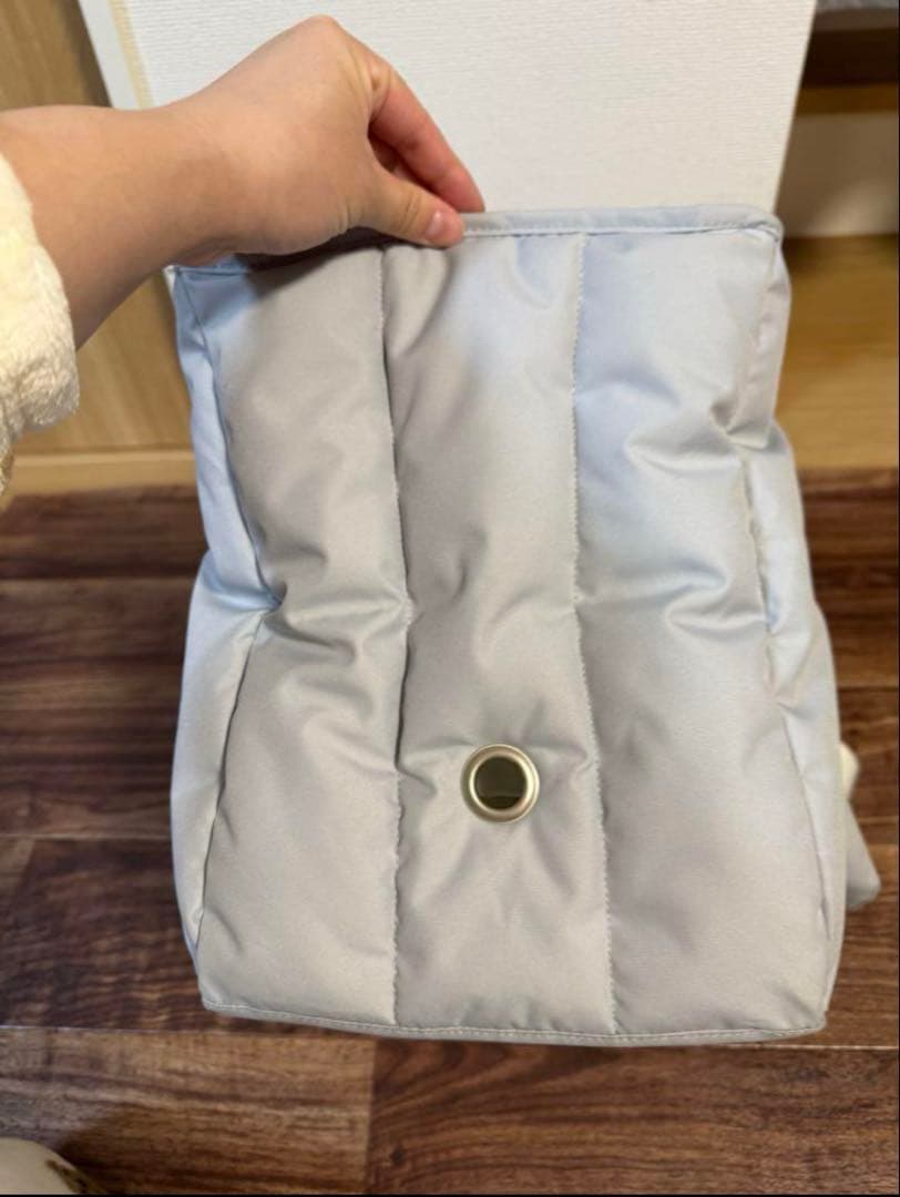 ジェラートピケ ペットキャリー ブルー