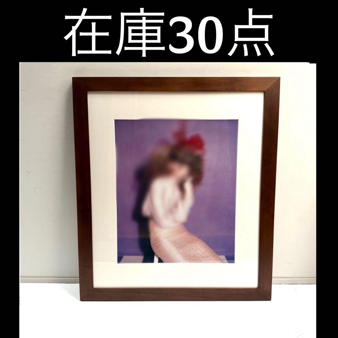 【在庫25】額 額縁 木製 焦茶 ダークブラウン 大きいサイズ アート 写真