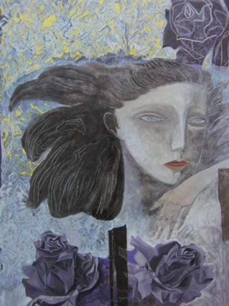 林 敬二、貌―ポートレートⅢ、希少画集画、状態良好、新品高級額装付