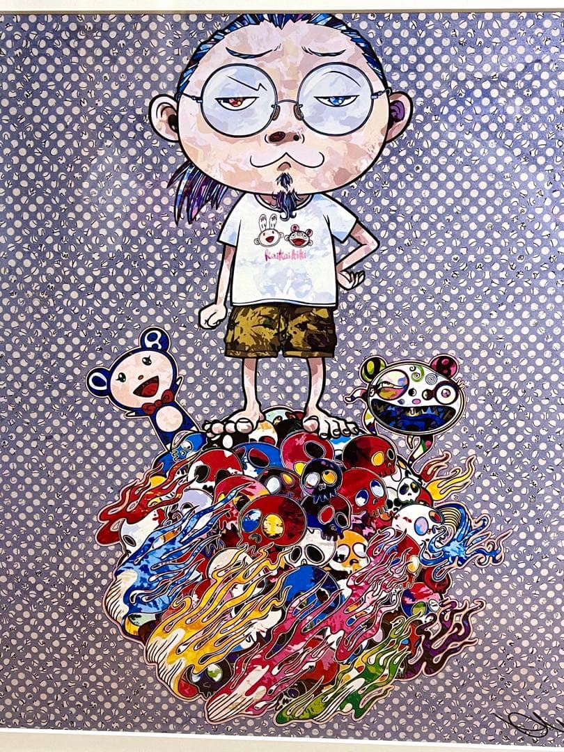 村上隆　オリジナルキャラクター イラスト ポースターアート