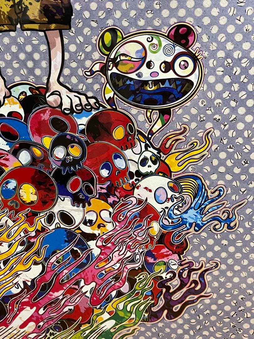 村上隆　オリジナルキャラクター イラスト ポースターアート