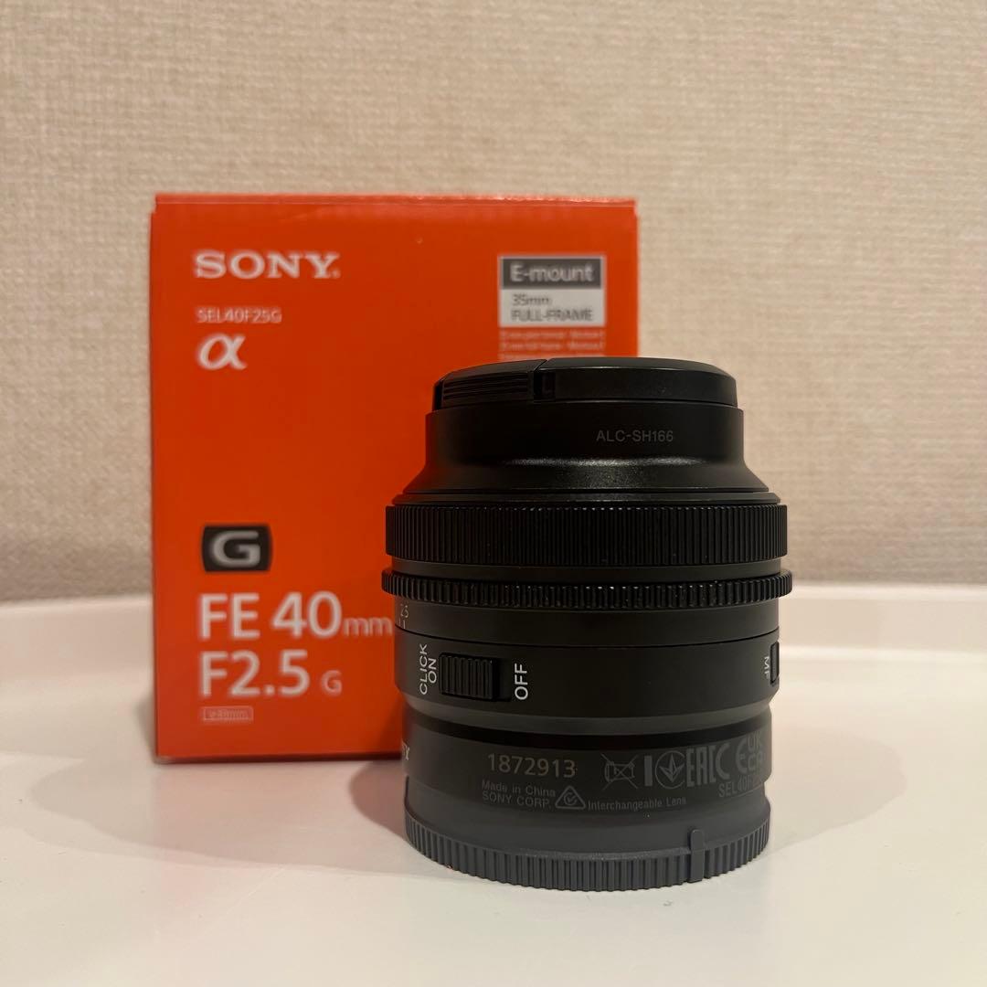 Sony FE 40mm F2.5 G レンズ 本体