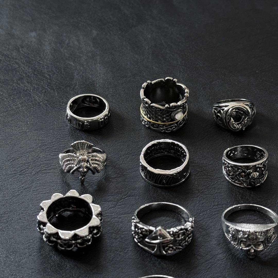 ヴィンテージ シルバー925刻印あり リング 16点 指輪 アクセサリー