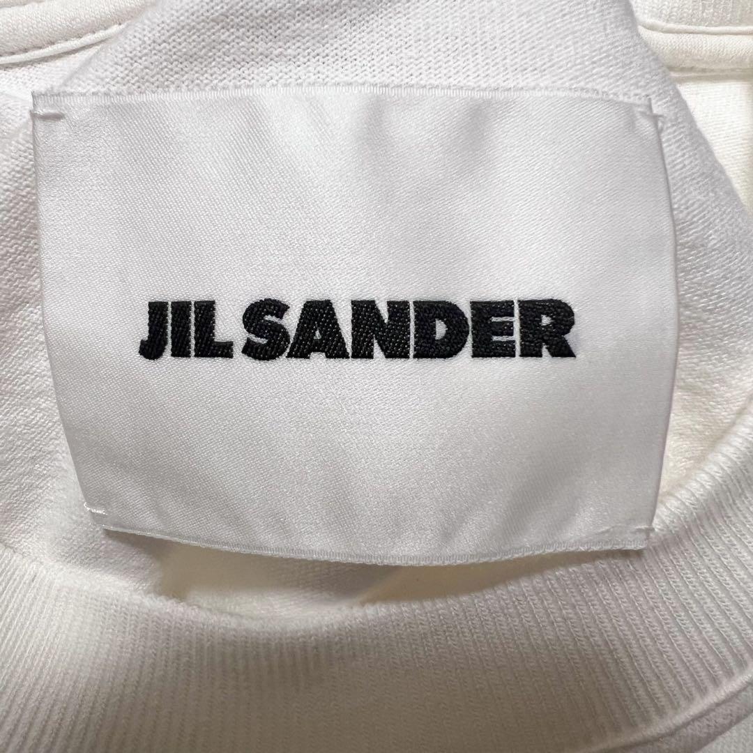 JIL SANDER ジルサンダー　半袖　Tシャツ　ホワイト　ロゴ