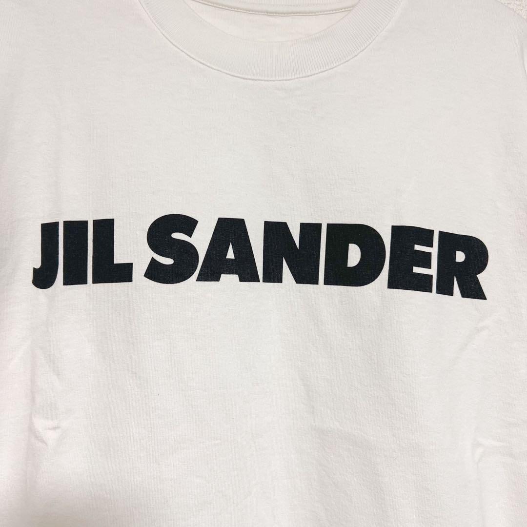 JIL SANDER ジルサンダー　半袖　Tシャツ　ホワイト　ロゴ