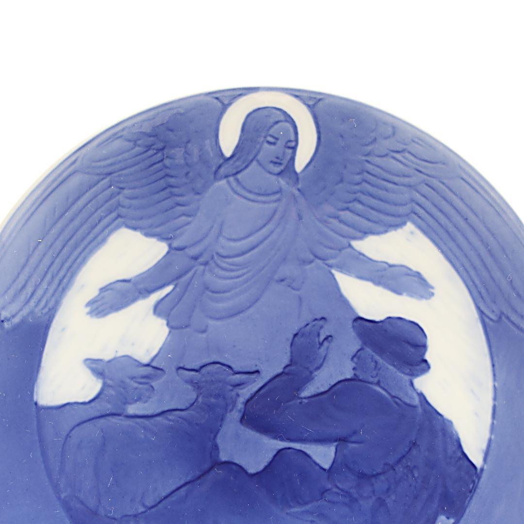 1916年 「天使と羊飼い」 イヤープレート ロイヤルコペンハーゲン