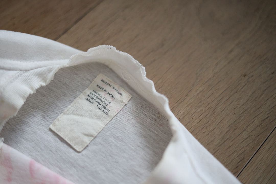 nozomi ishiguro ノゾミイシグロ　ダメージ加工 ペイントTシャツ