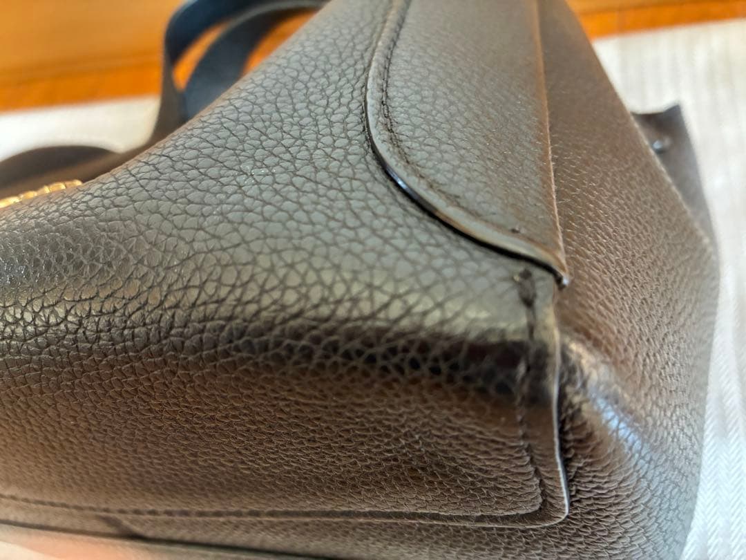 COACHコーチハドリーホーボーミニバケットショルダーバッグ　黒