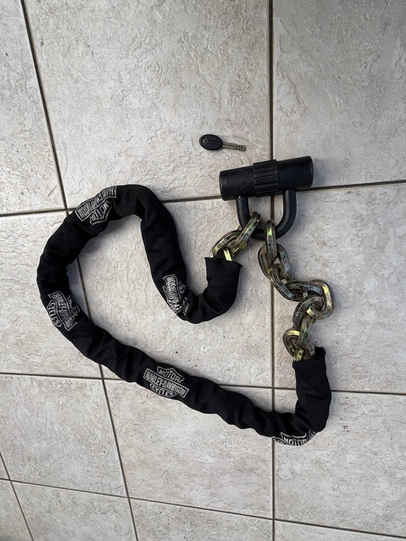 Harley-Davidson チェーンロック 鍵付き