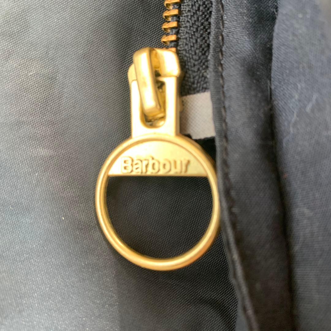 ニ*ー様 Barbour ビデイルレディースS ネイビー英国製Kids L(10