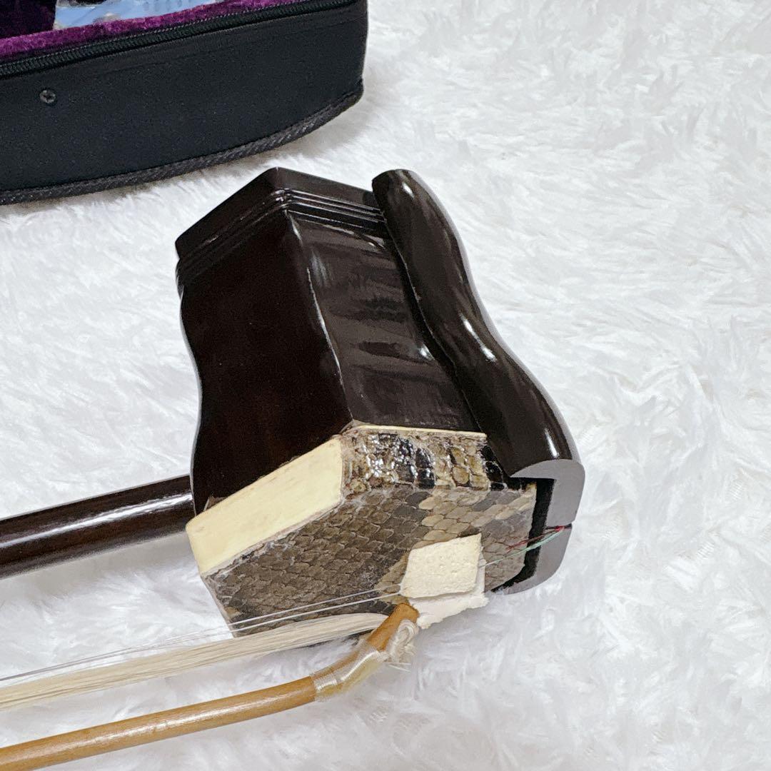 二胡★中古品・現状品、付属品、ケース付き