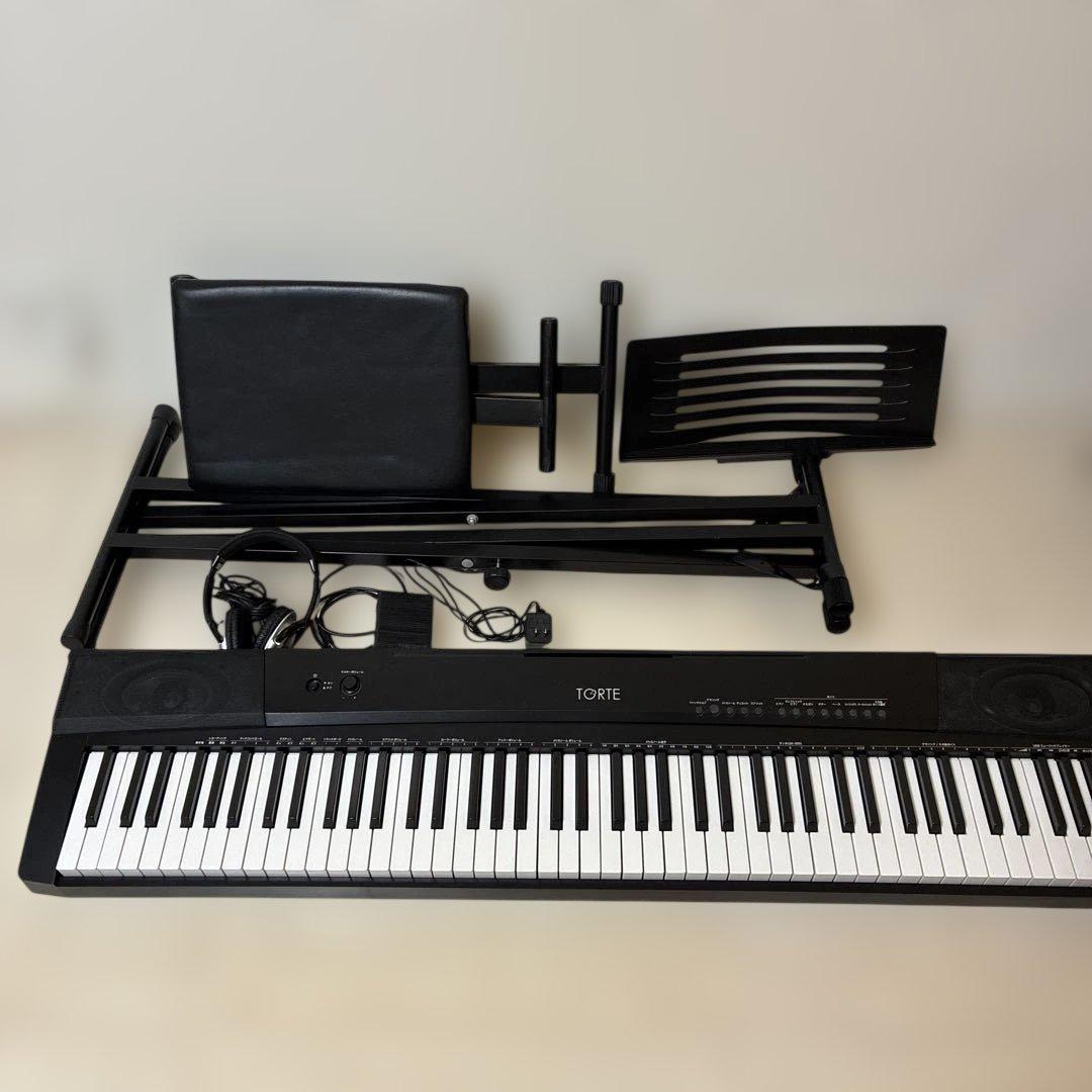 TORTE トルテ 電子ピアノ 88鍵 TDP-88 椅子 ヘッドホン