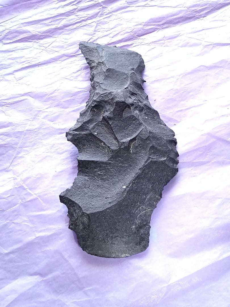 工具 石匙 スクレイパー 360 d 大型 石器 握り斧 改変模写