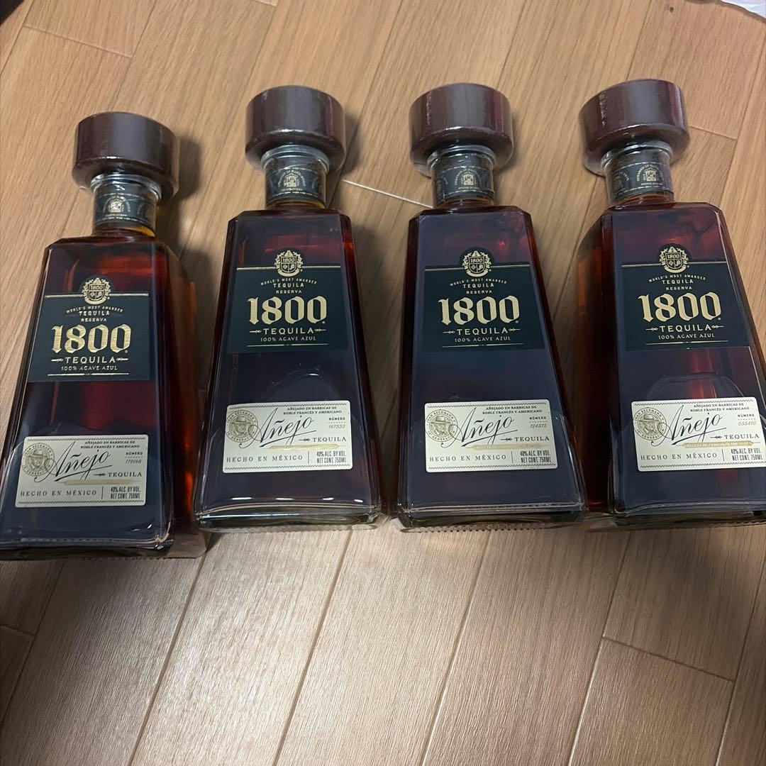 テキーラ　アネホ　1800 Tequila Añejo 750ml 3本セット