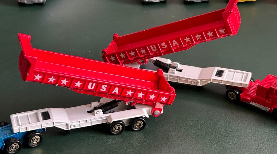 ロングトミカ ダイヤモンドレオ ダンプトレーラー 2台セット