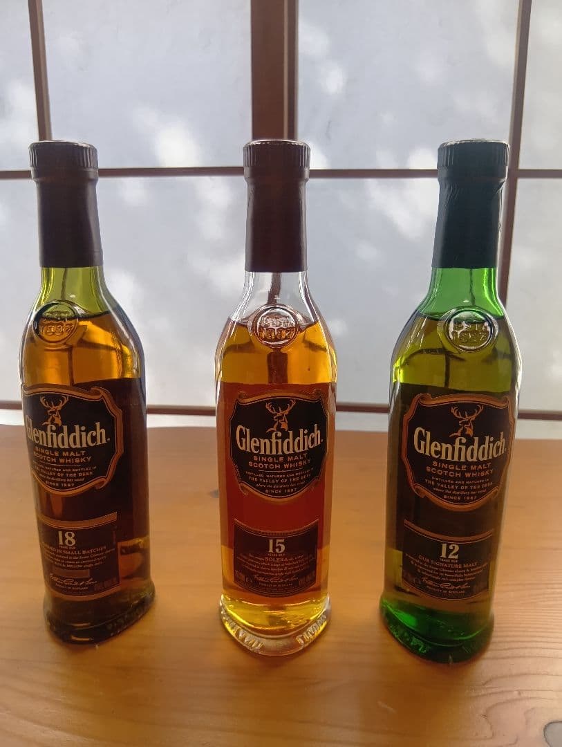 Glenfiddich シングルモルトウイスキーセット 200ml × 3本