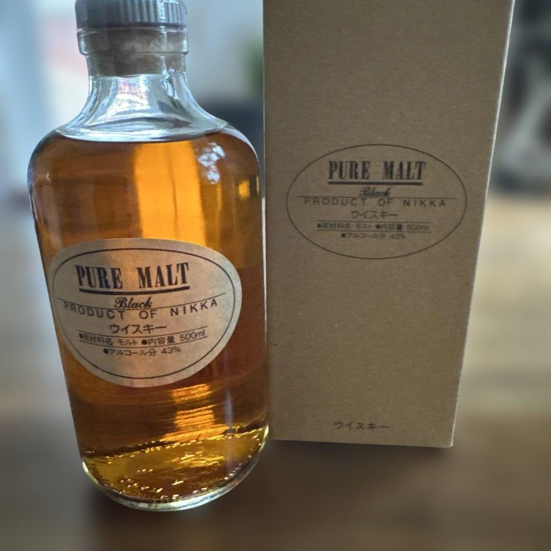 ニッカ蒸溜所限定品Pure Malt Red &Black 500ml
