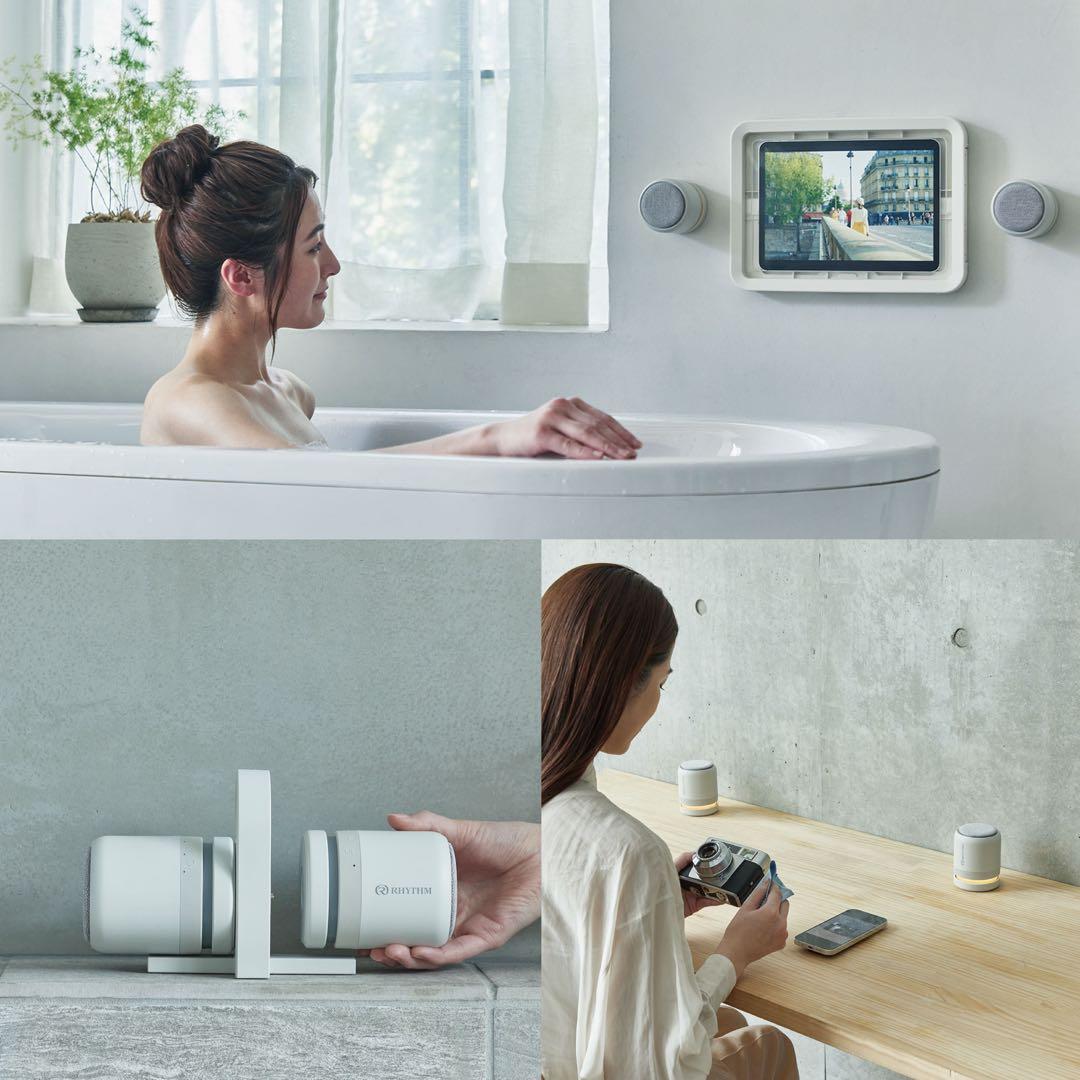 【新品未開封】RHYTHM MAGSPEAKER DUO ホワイト防水スピーカー