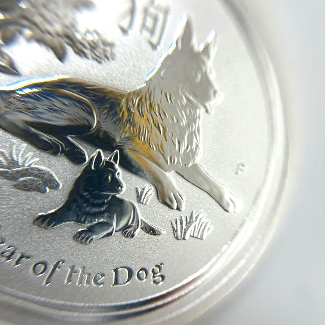 【純銀】オーストラリア干支シリーズ　2018 戌年　1/2oz ①