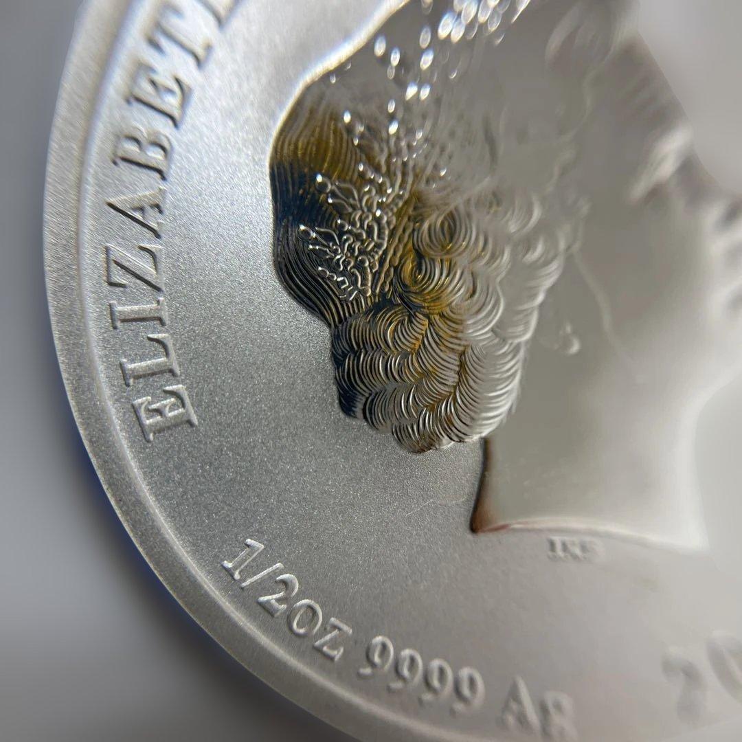 【純銀】オーストラリア干支シリーズ　2018 戌年　1/2oz ①