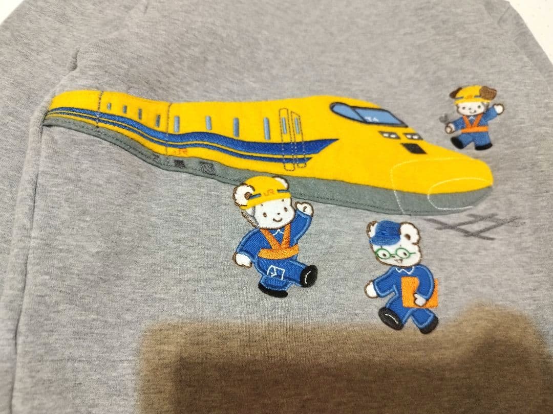 ファミリア 長袖トレーナー ドクターイエロー JR東海 新幹線 120