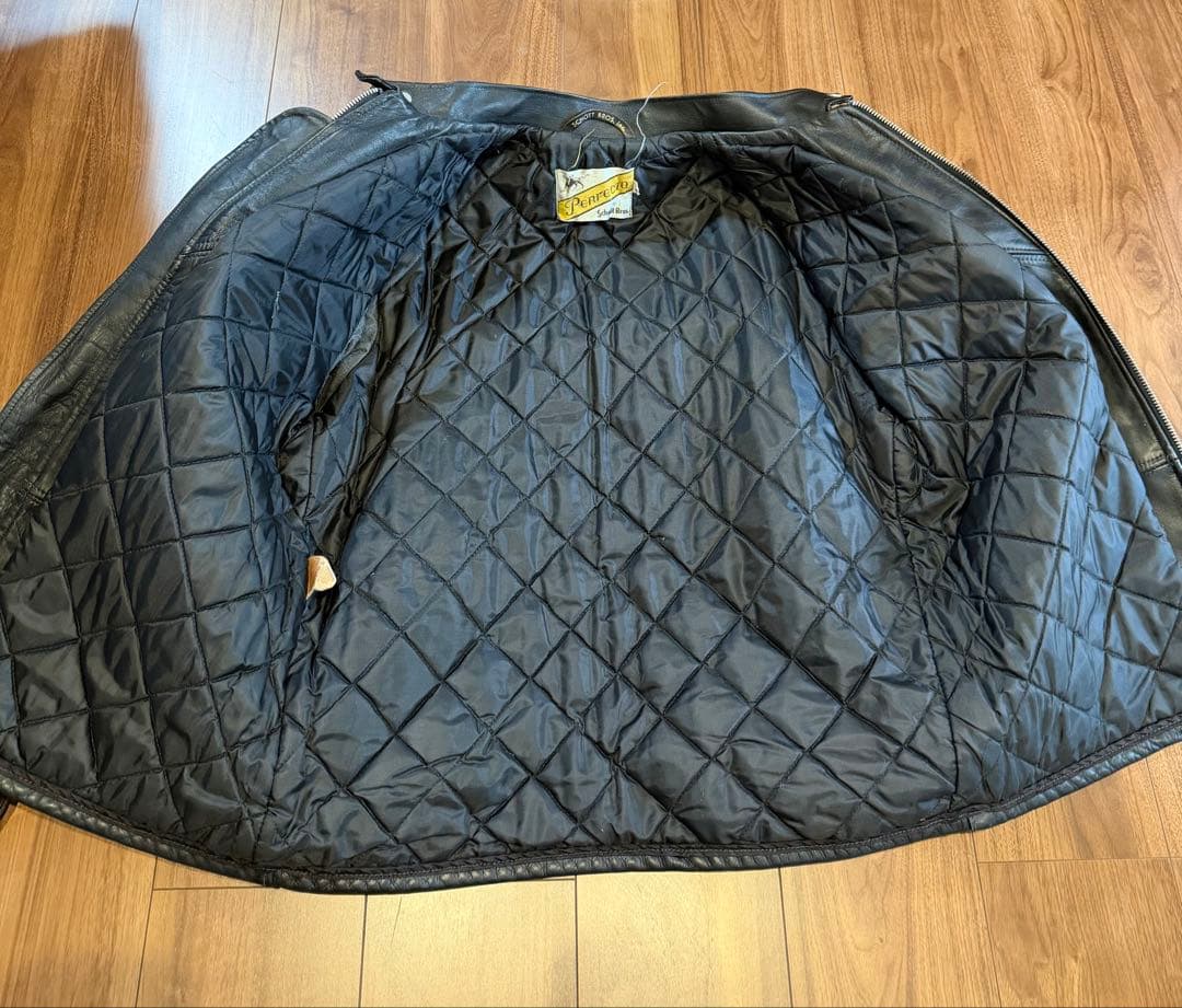 ショット 70年代 牛タグ レザージャケット シングルライダース 70s