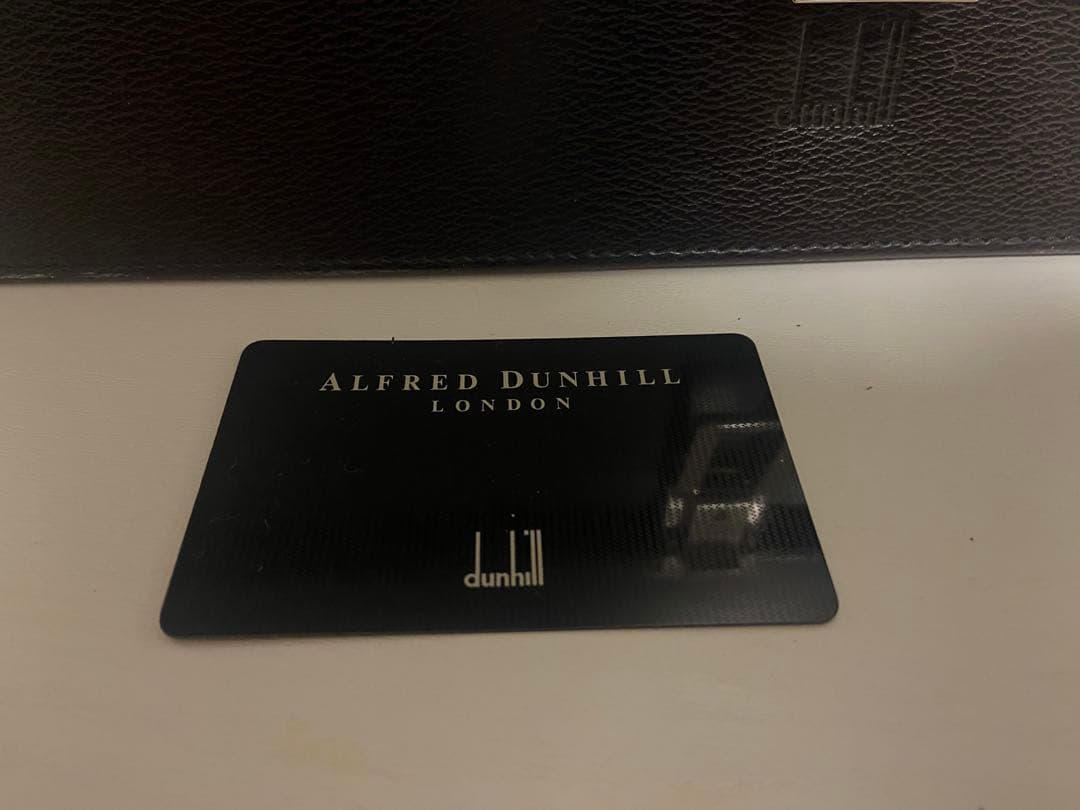 DUNHILL ダークブラウン　レザービジネスバッグ ブリーフケース