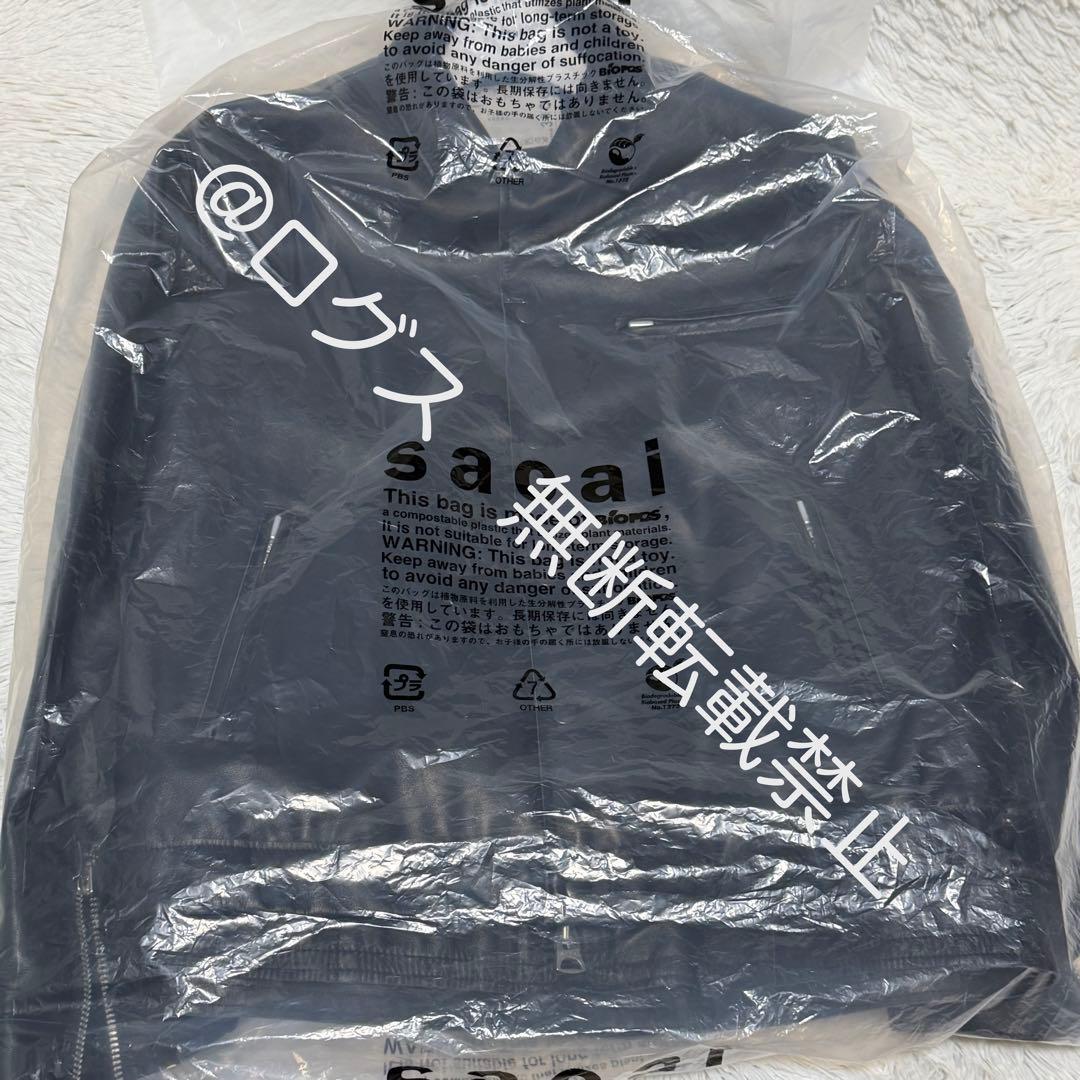 sacai 26SS Leather Blouson Black サイズ1