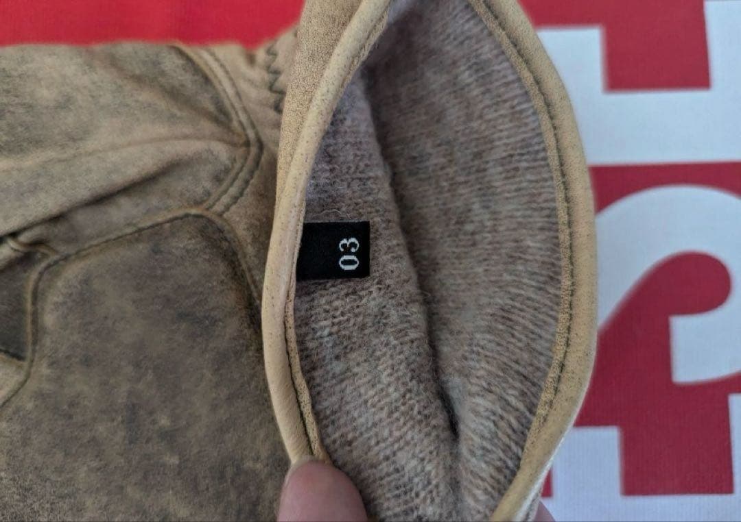 DIESEL グレン期最新モデル 未使用美品 シープレザー手袋 グローブ