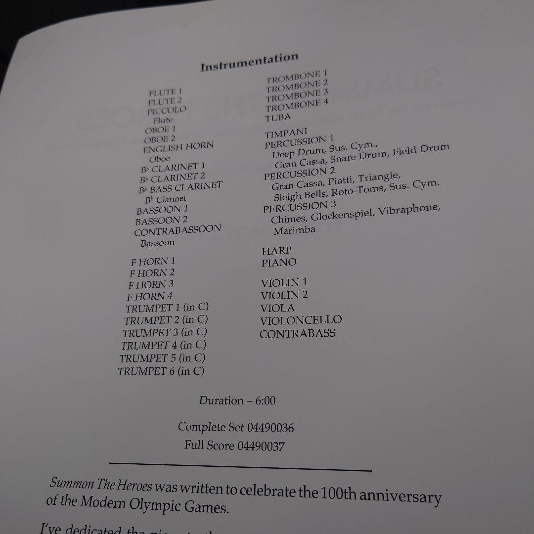 MFOPS547 サモン・ザ・ヒーロー（スコアのみ）