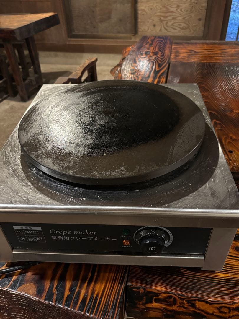クレープメーカー 1100W PSE認証済み