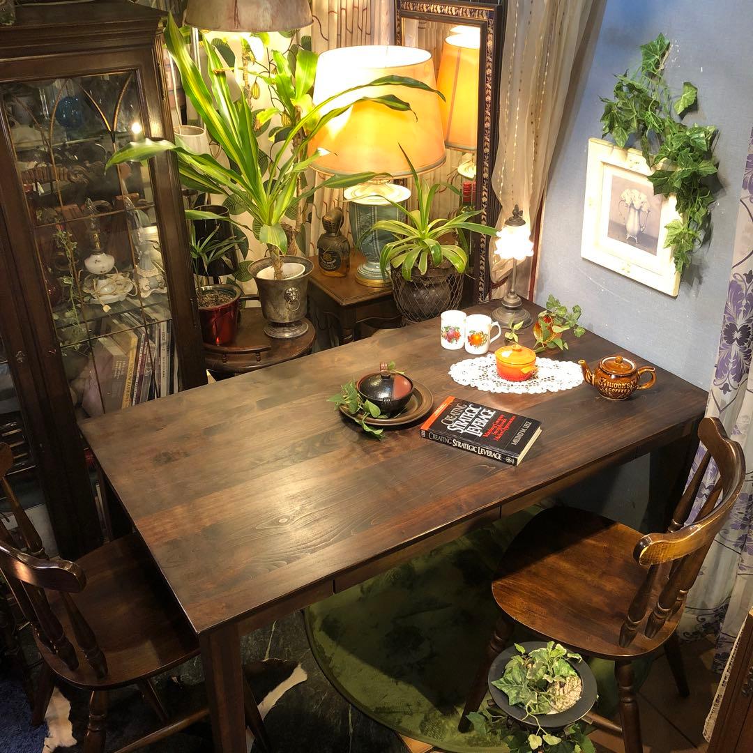 アルダー　ソリッド　オイルフィニッシュ　４DR ダイニングテーブル