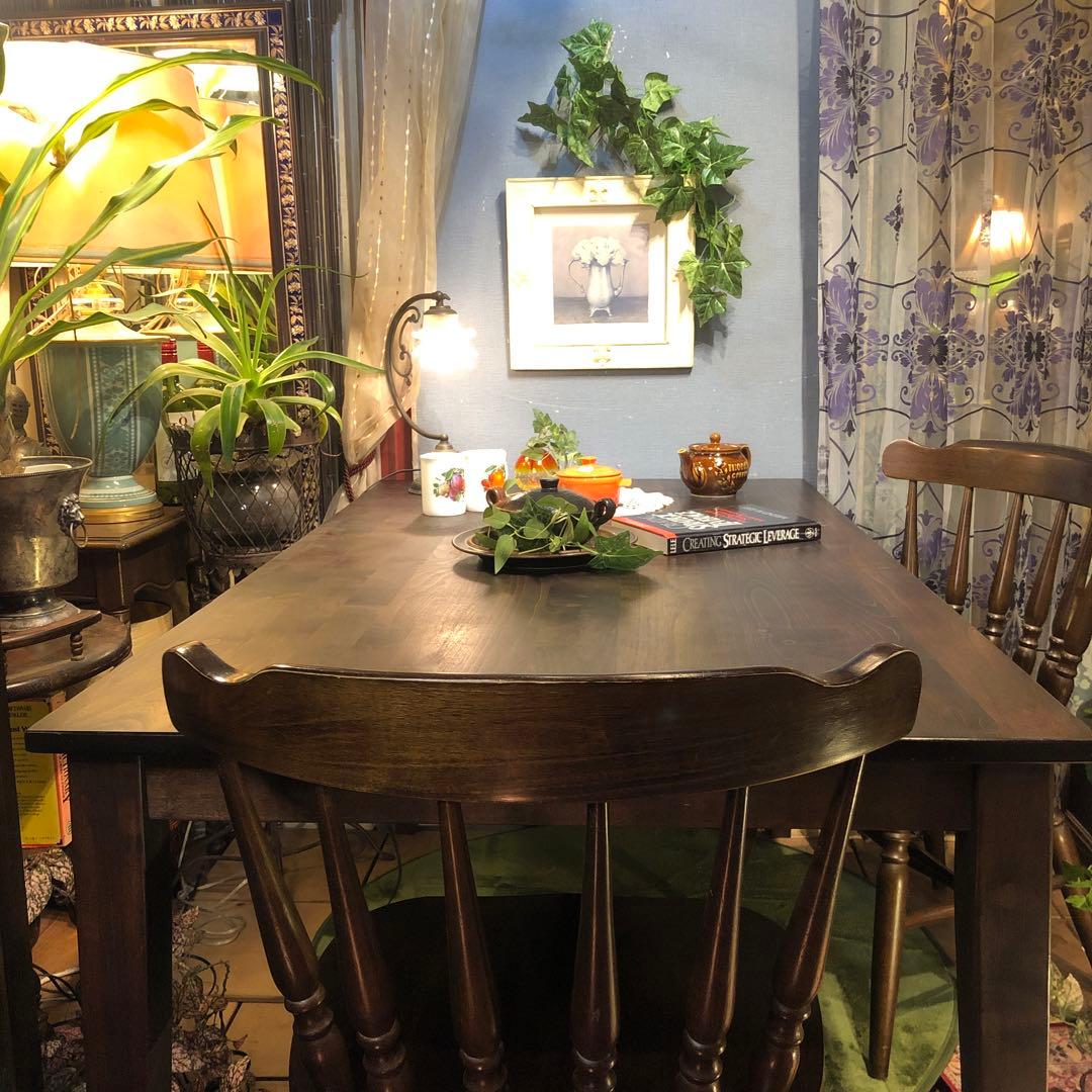 アルダー　ソリッド　オイルフィニッシュ　４DR ダイニングテーブル