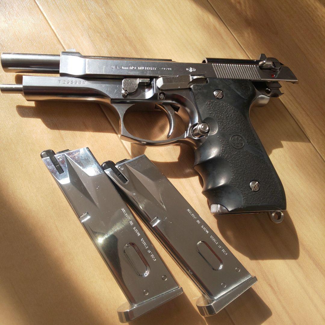 東京マルイ 92F ミリタリー クロームステンレス ガスブローバック ハンドガン