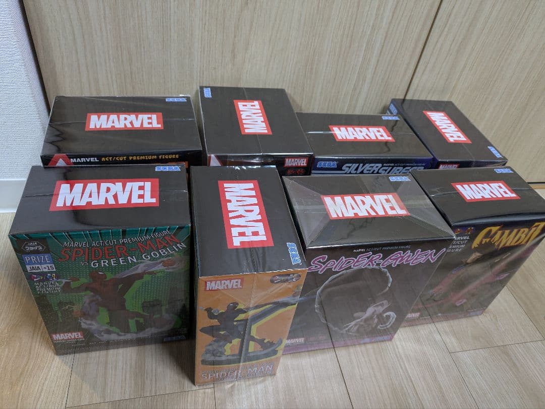 【新品・未開封品】MARVEL ACT/CUT　FIGURE 8個セット