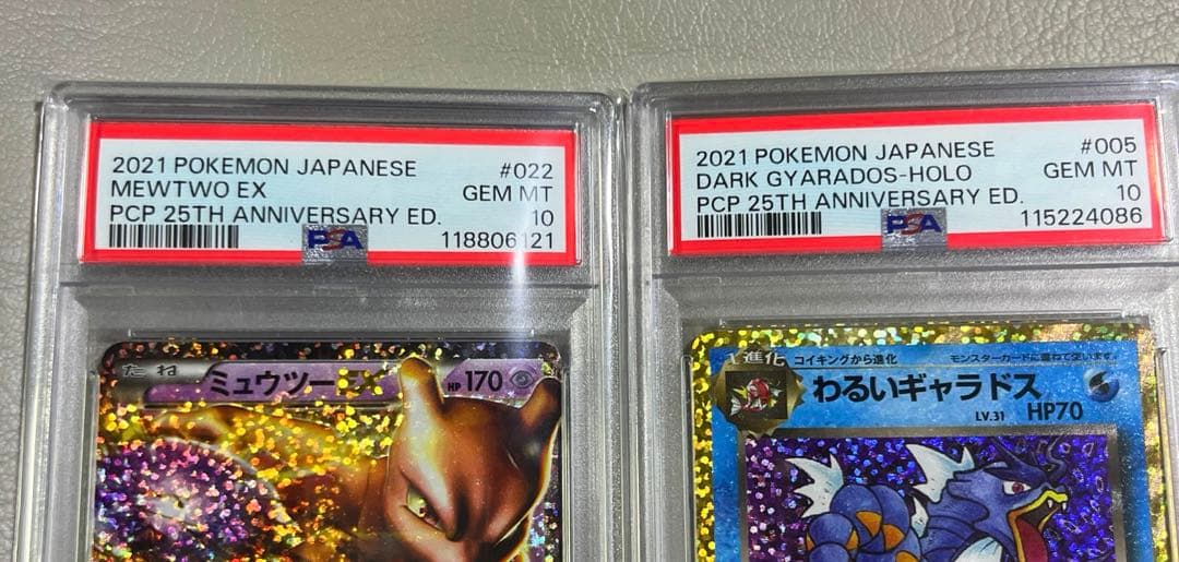 に*や様 【PSA10セット】ミュウツーex ＆ わるいギャラドス 25th プ