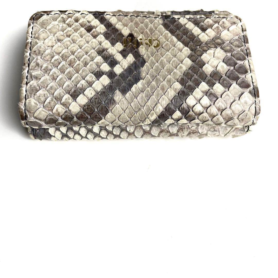 b*t様 ch!iii マイクロ ウォレット パイソン 財布 三つ折り財布 割引