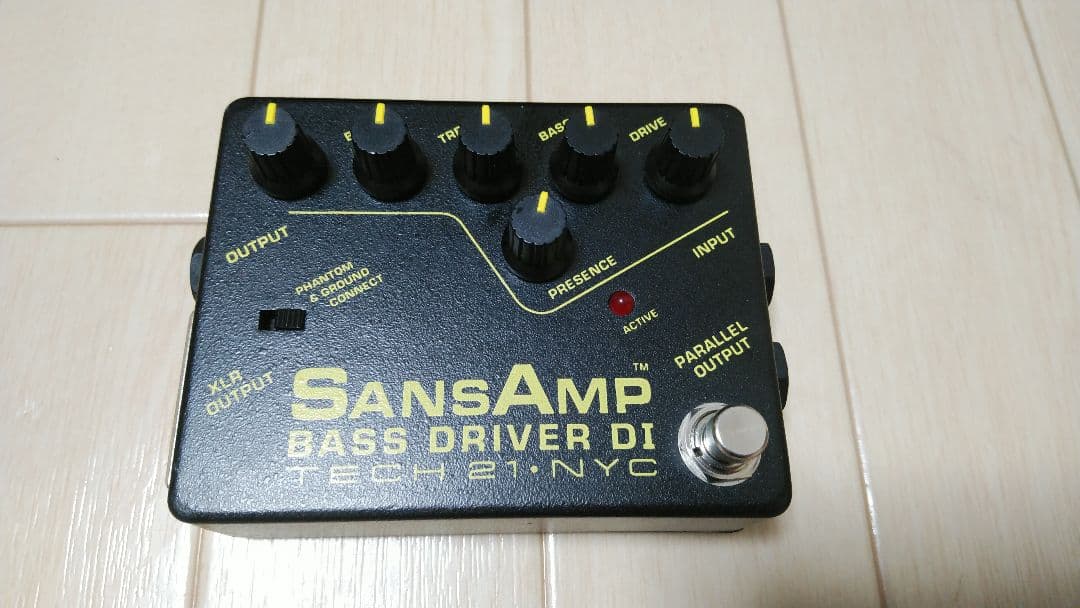TECH21 SANSAMP BASS D DI 初期型　エフェクター