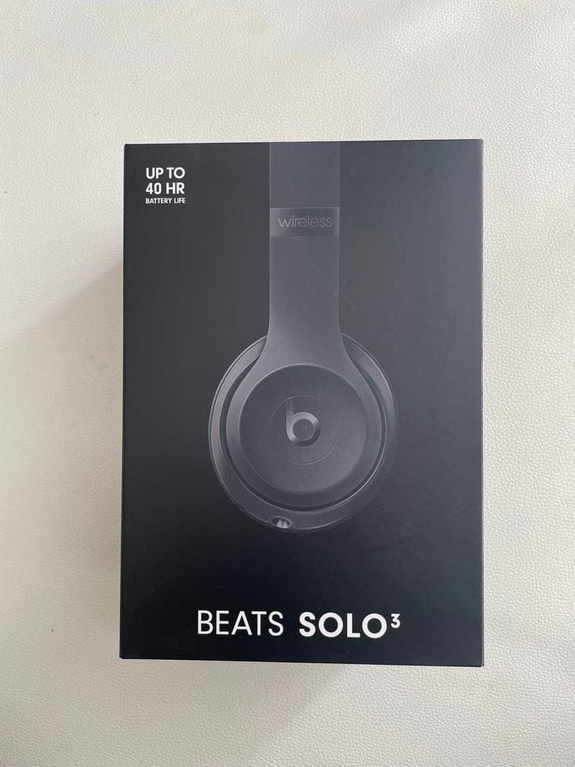 Beats Solo3 wirelessBLACKワイヤレスヘッドホン ブラック