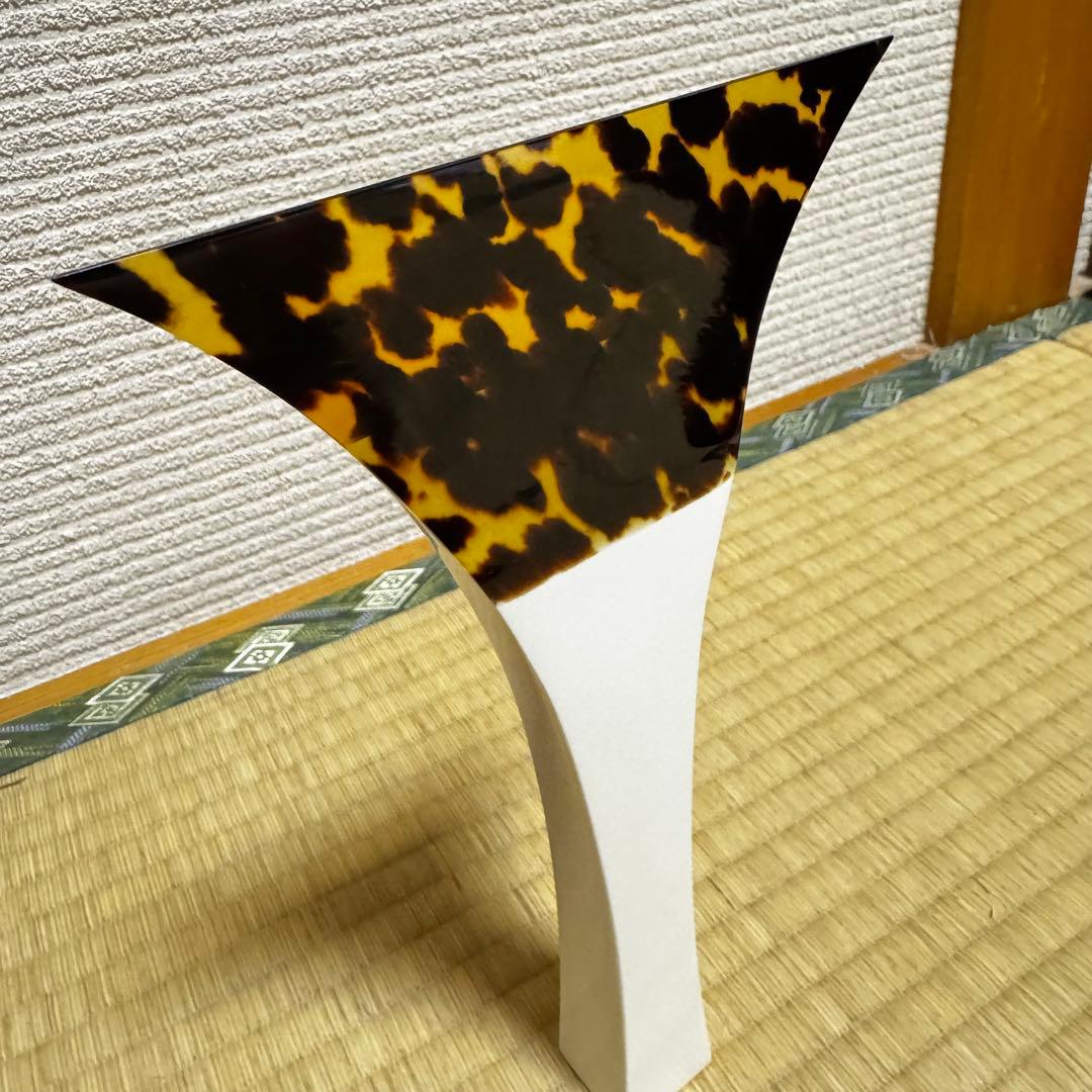 美品　津軽三味線バチ 撥 亀甲 鼈甲 べっ甲 和楽器　開き139mm