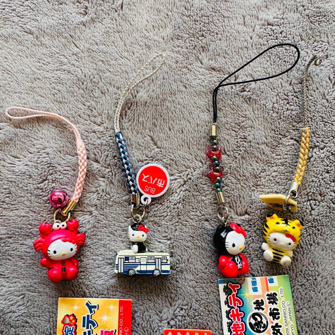 ご当地キティ　根付けストラップ　シャープペンシル　まとめ売り　26点セット