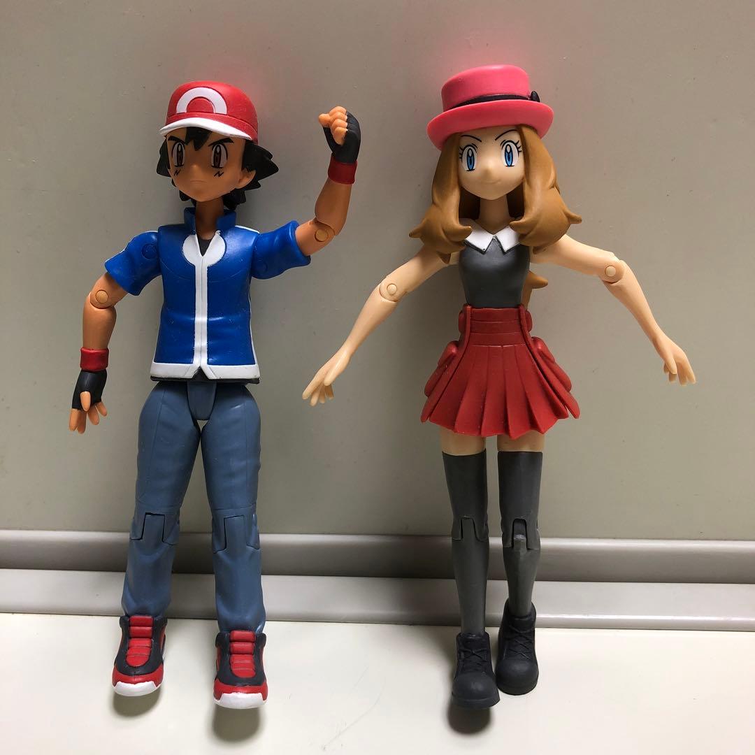 ポケモンサトシとセレナのフィギュアです。