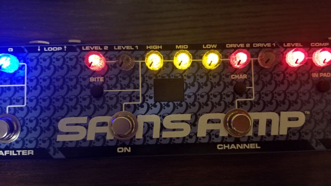 Tech21 BASS FLY RIG V2 Sansamp ソフトケース付属