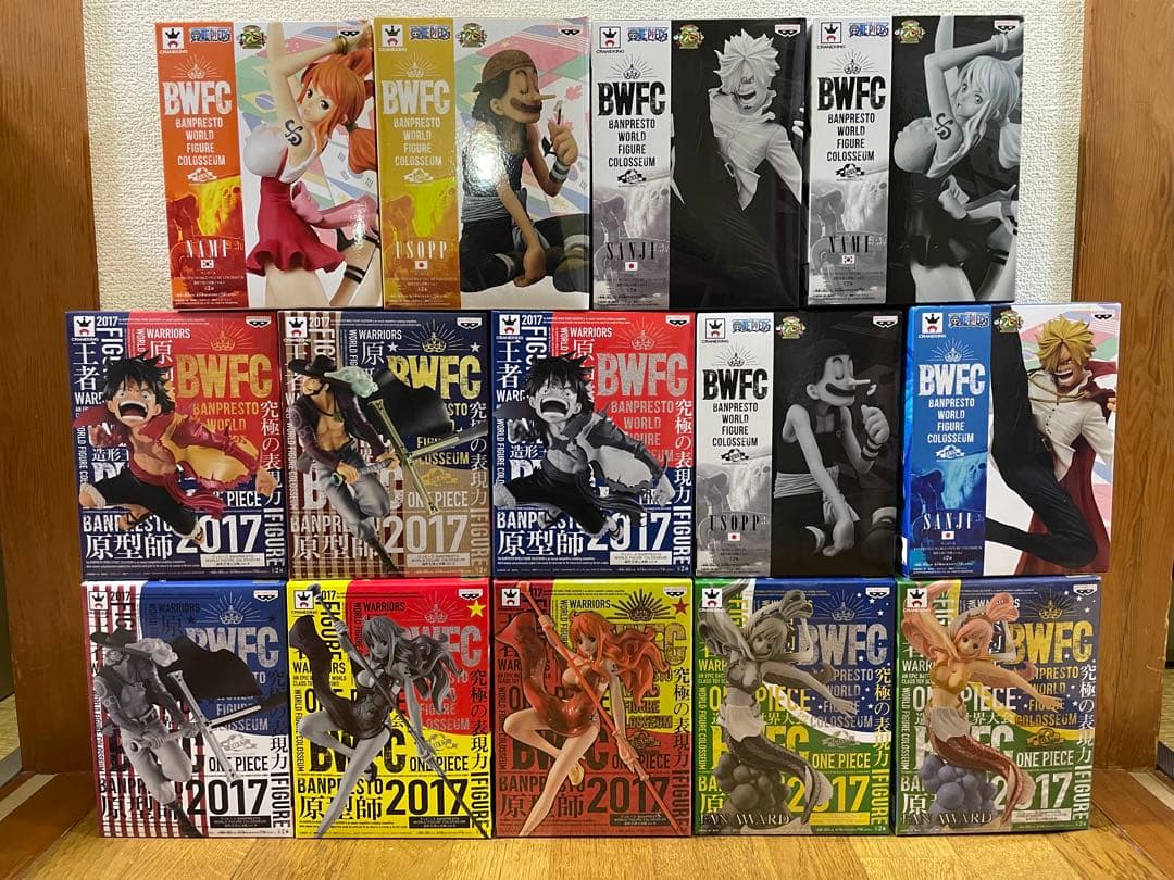 ワンピース BWFC 2017 フィギュアセット