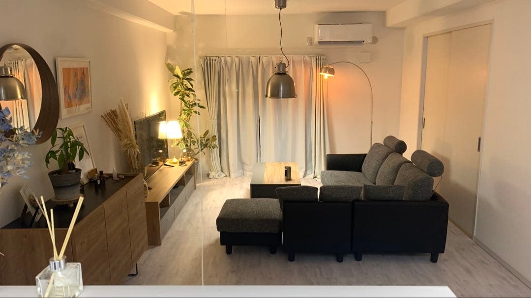 【LOWYA ロウヤ】 リビングボード サイドボード 日本製 シャビーナチュラル