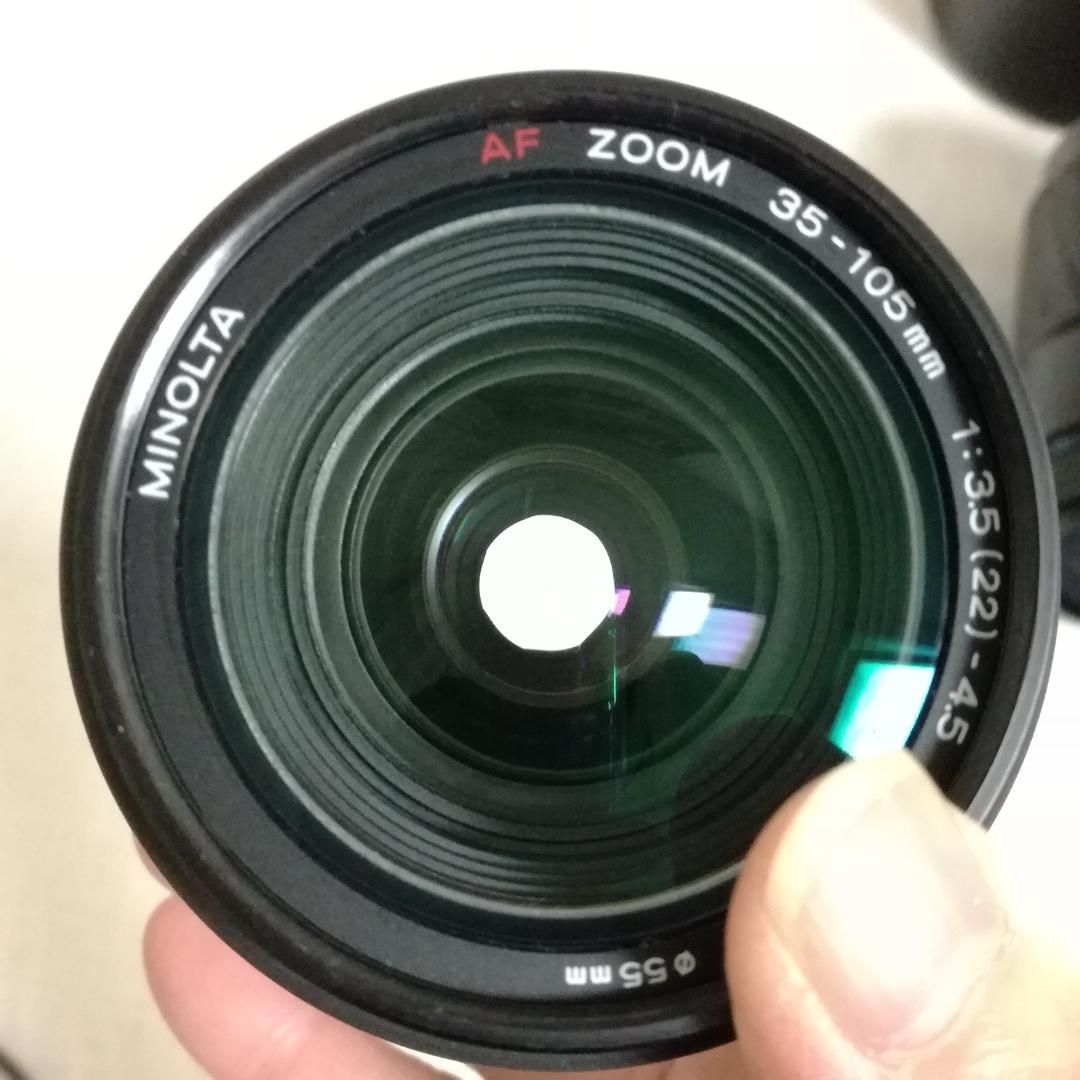 ミノルタ　minolta α9xi　3レンズ　フラッシュ　一眼レフセット