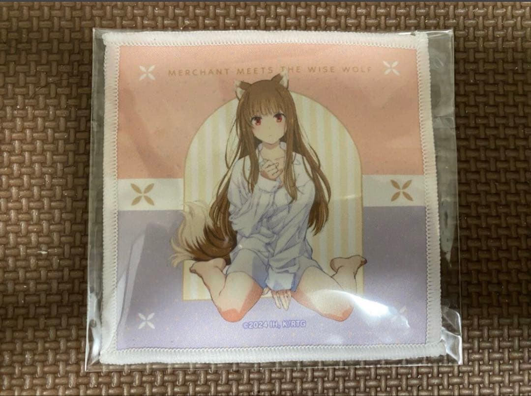 狼と香辛料 DMM スクラッチ くじ Wチャンス賞　マイクロファイバータオル