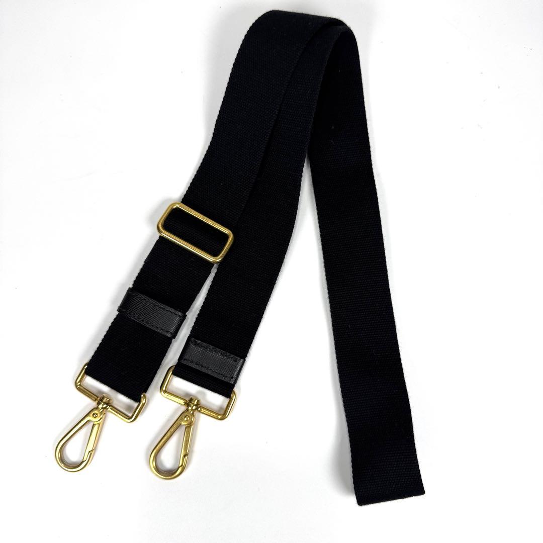 PRADA カナパ S 2way ショルダー付 黒 ハンドバッグ