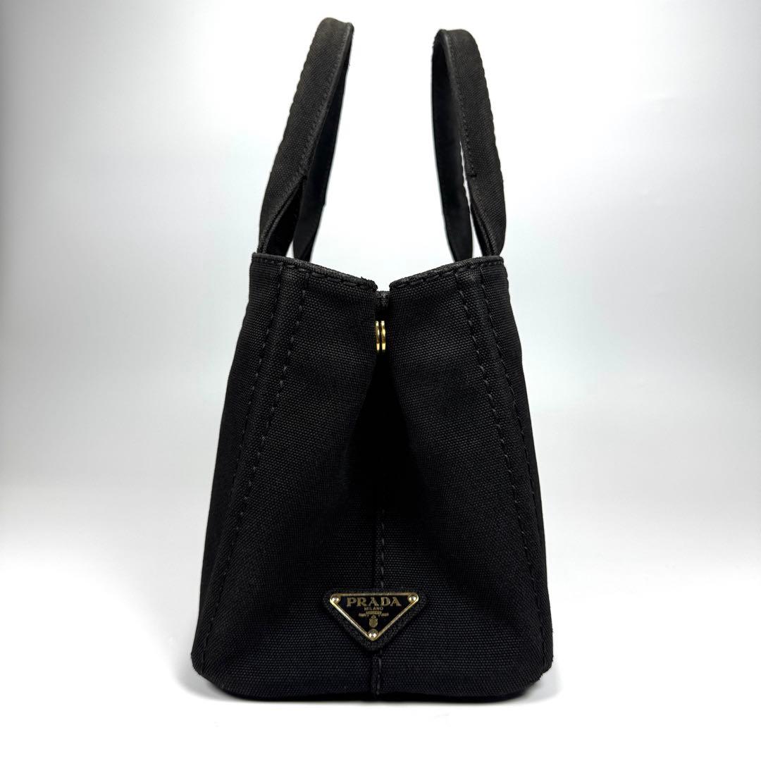PRADA カナパ S 2way ショルダー付 黒 ハンドバッグ